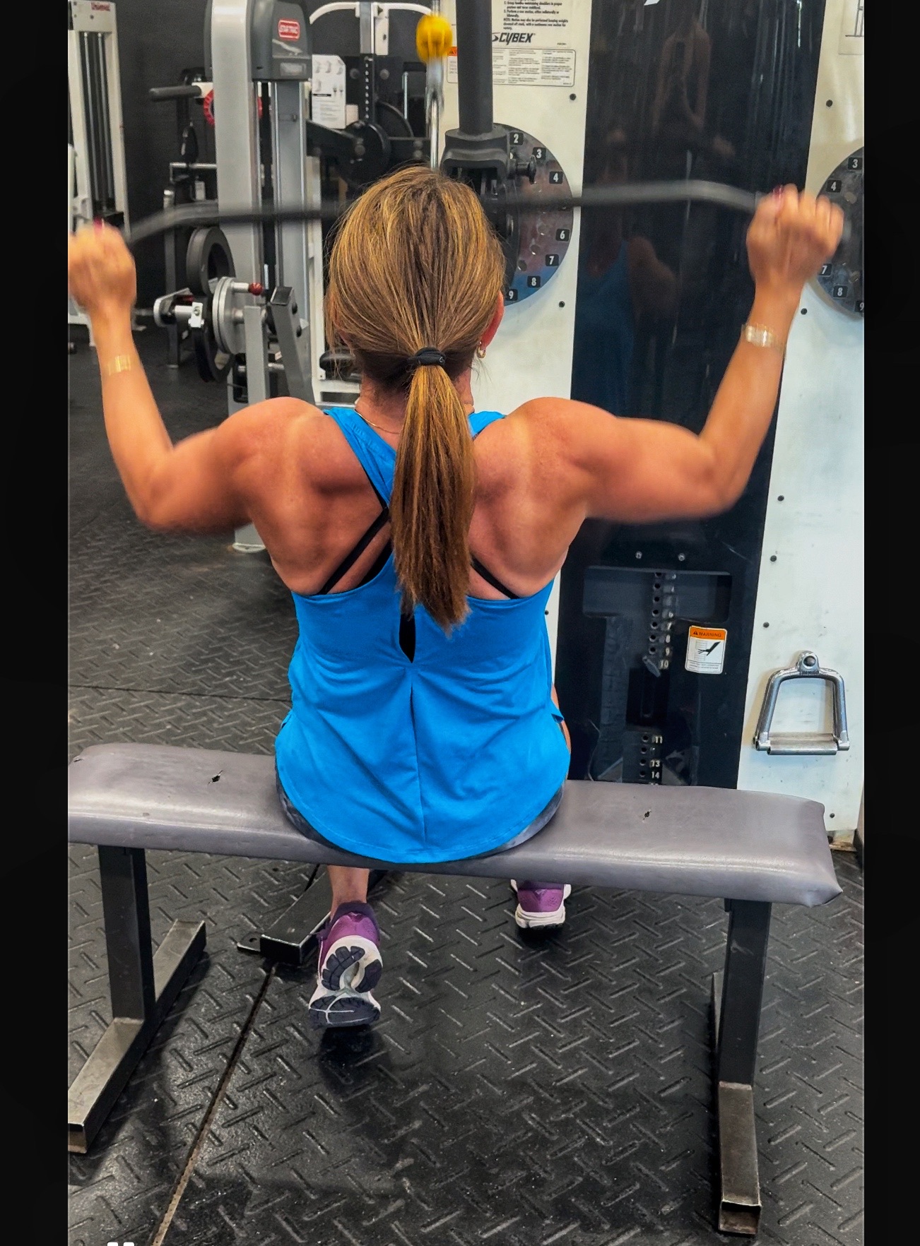Women's personal training session